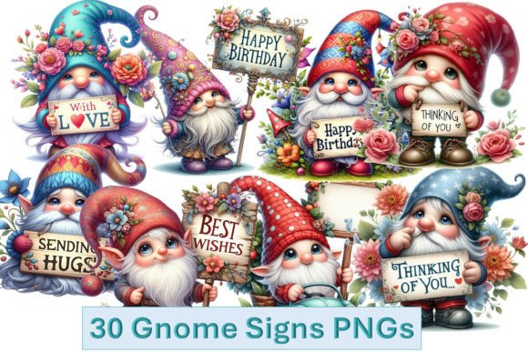 Download Sentiment Tag Gnomes Clipart, Birthday, - Premium Resources