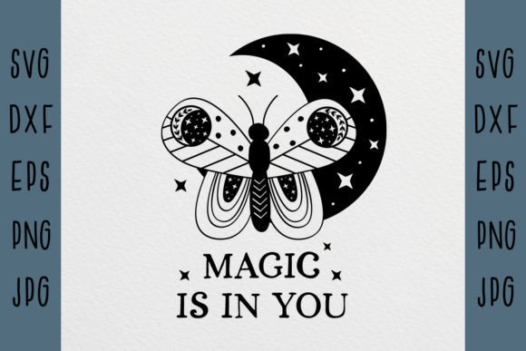 Download Moth Svg, Celestial Clipart, Insect Svg - Premium Resources