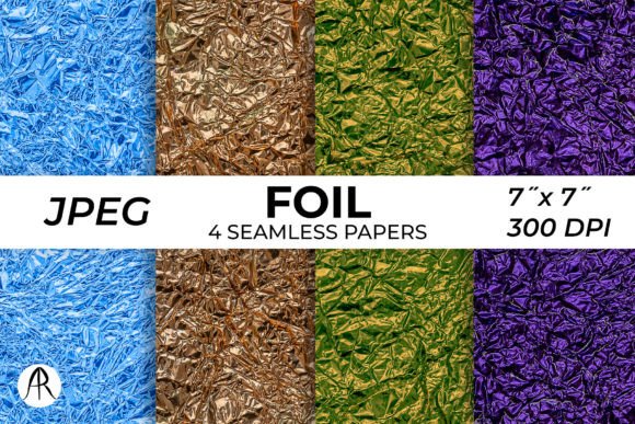 Download Metallic Textures | Seamless Gold Foil - Textures Collection