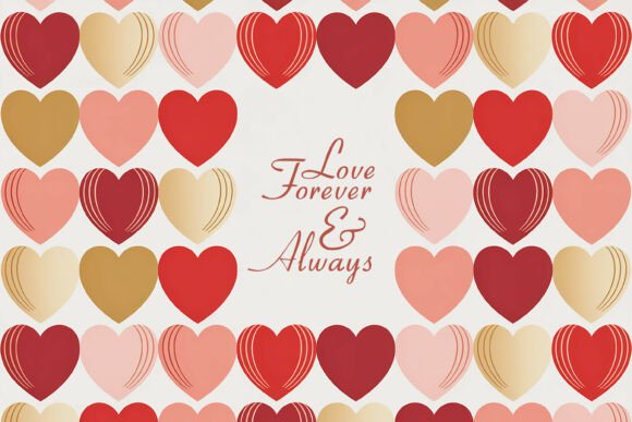 Download Rose Gold Hearts Digital Design - Premium Bundle
